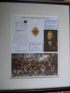 Admiral Horatio Nelson - Strand of Hair.