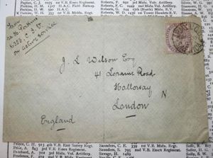 Boer War City Imperial Volunteers (CIV) Boer War Envelope Cover …