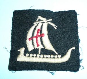 WW2 5th (V) Corps Embroidered Cloth Formation Sign Flash Patch …