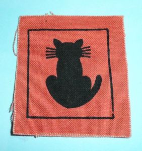 WW2 56th (London) Division Printed Cloth Formation Sign