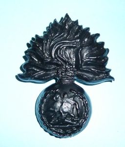 Royal Regiment of Fusiliers (RRF) Northern Ireland Issue Black Plastic …