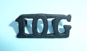 10G - 10th Princess Mary's Own Gurkha Rifles Blackened Brass …