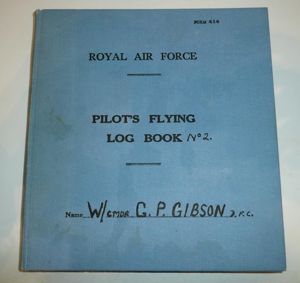Dambuster Wing Commander Guy Gibson's flying log book No.2 (Facsimile …