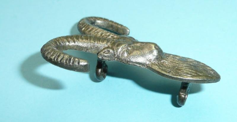 British India - Gilgit Scouts White Metal Cap Badge — image 3