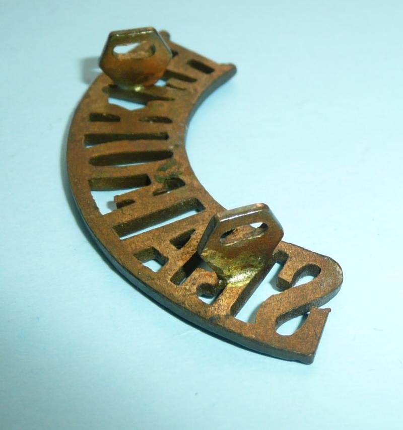 WW1 Seaforth Highlanders Other Ranks Brass Shoulder Title — image 4