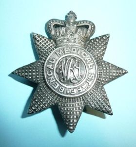 Indian Army - QVC Victorian Bengal Medical Service White Metal …