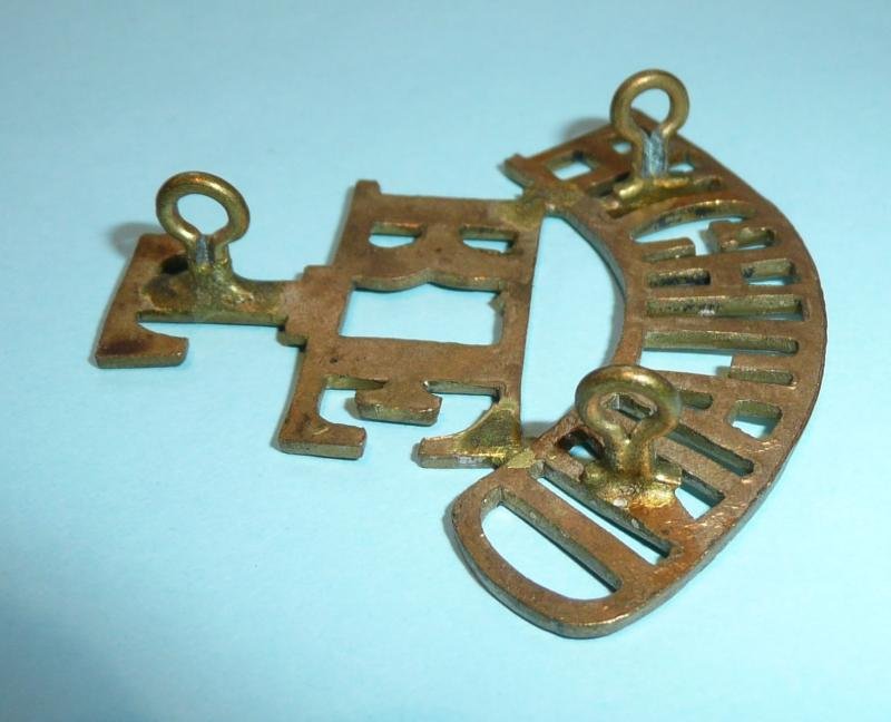 T / RE / Highland One Piece Brass Shoulder Title — image 3