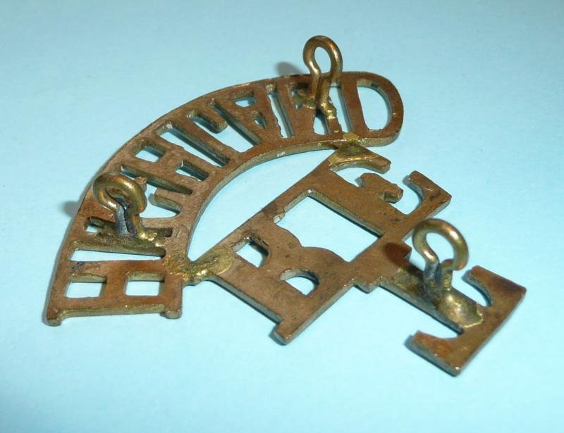 T / RE / Highland One Piece Brass Shoulder Title — image 4