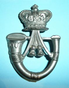 Northern Ireland Armagh Light Infantry Militia Victorian White Metal Glengarry …