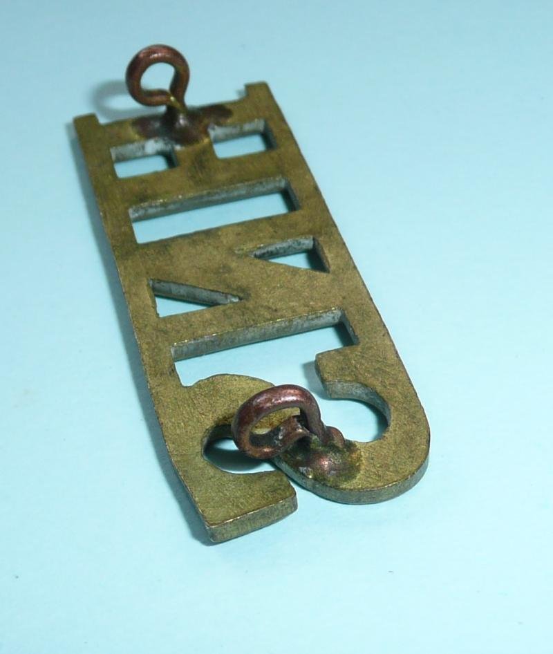 SNH South Nottinghamshire Hussars (Yeomanry) Brass Shoulder Title — image 4