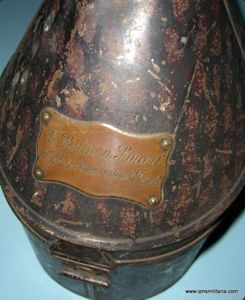 1878 Pattern Spiked Helmet Tin Carry Case - 1st Volunteer …
