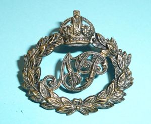 South Africa - Edwardian Natal Police Blackened Brass Cap Badge