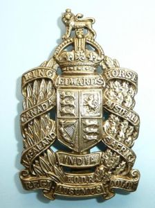 King Edwards Horse (The Kings Oversea Dominions Regiment) Yeomanry Brass …