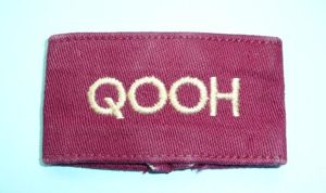 QOOH - Queens Own Oxfordshire Hussars (Yeomanry) Cloth Slip-on