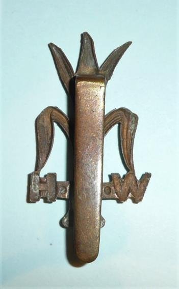 The Welsh ( Yeomanry ) Horse ( Lancers ) Bronze Cap Badge — image 2