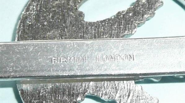 Westmoreland and Cumberland Yeomanry Silver Anodised Aluminium Cap Badge - Firmin — image 3