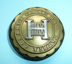 Victorian / Edwardian 18th Hussars Officers Horse Furniture Ear Boss …