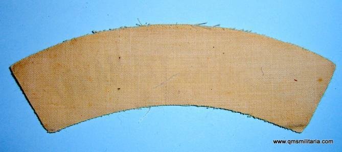 Cheshire Yeomanry Red on Yellow Woven Cloth Shoulder Title — image 2