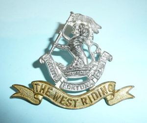 Duke of Wellingtons (West Riding Regiment) Officer's Silver plated and …