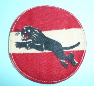 WW2 India - 34th Indian Corps Printed Cloth Formation Sign …