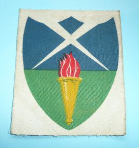 Aldershot District, Southern Command Printed Formation Sign Flash Designation Patch …