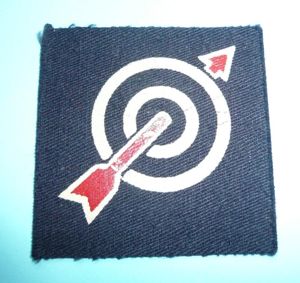 WW2 6th Anti-Aircraft Division Painted Cloth Formation Sign (South East …