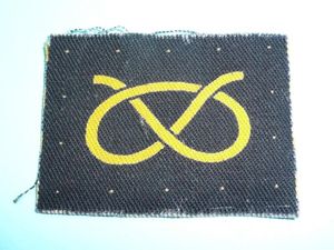 WW2 Staffordshire Army Cadet Force (ACF) Printed Cloth Designation Formation …