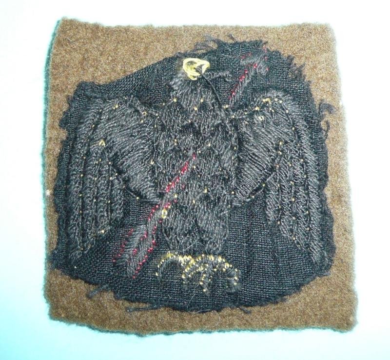 WW2 11th Anti - Aircraft Embroidered Cloth Formation Sign Flash Designation Badge — image 2