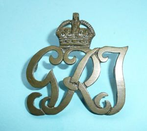 WW2 Indian Army Staff Officer's / Unattached List Gilt Forage …