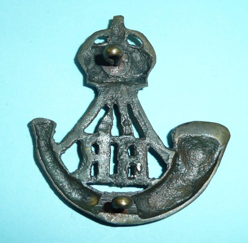 British Indian Army  - 6th Rajputana Rifles Officers Bronze OSD Cap Badge — image 2