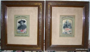 Pair of Framed Boer War Stevenographs - Baden Powell and …