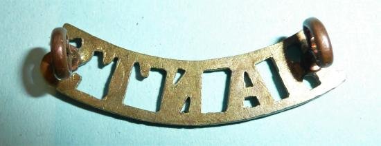 Small Hants Hampshire Brass Shoulder Title — image 3