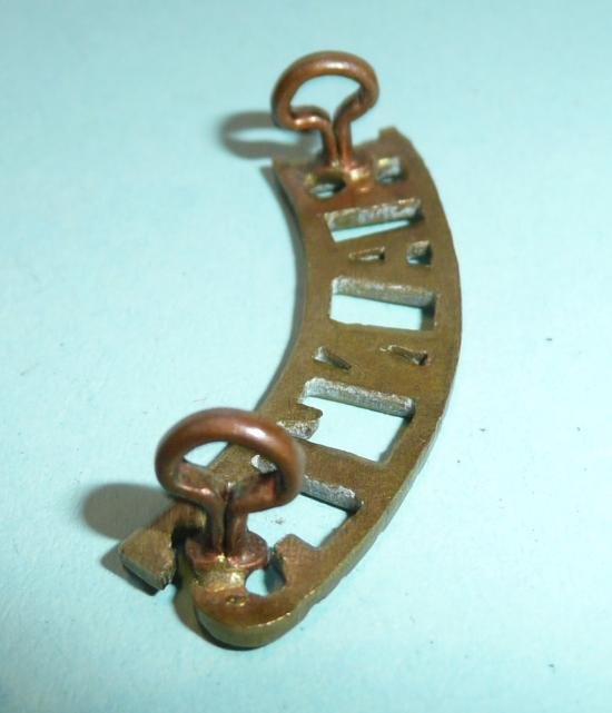 Small Hants Hampshire Brass Shoulder Title — image 5