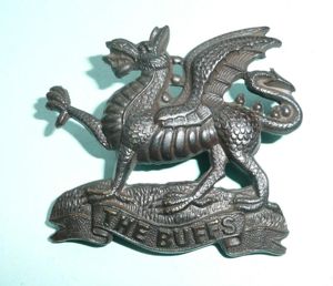 The Buffs (Royal East Kent Regiment) Officers OSD Bronze Cap …