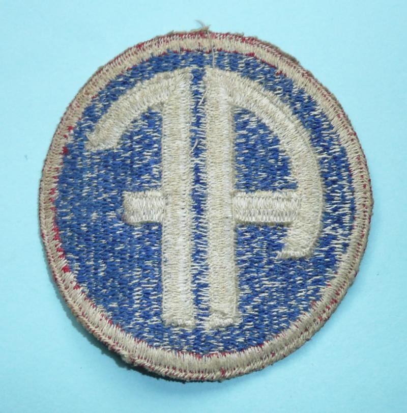 WW2 USA / Allied Forces Headquarter's (AFHQ) Woven Formation Sign — image 2