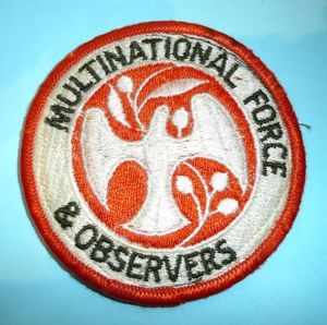 Multi-National Force & Observers (MFO) Egypt & Sinai Embroidered Patch …