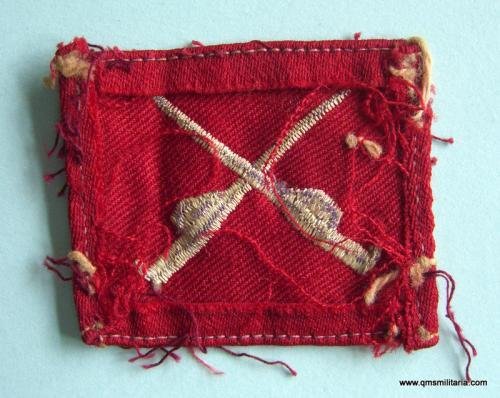 WW2 Indian Army - Waziristan District Embroidered Formation Sign — image 2