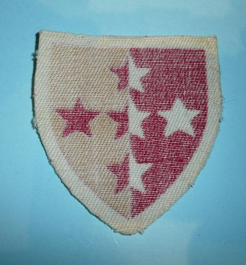 WW2 Southern Command Royal Armoured Corps (RAC) Printed Formation Sign — image 2