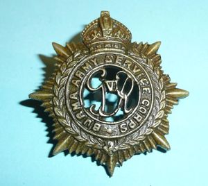 WW2 Burma Army Service Corps (BASC) GVI Brass Cap Badge, …