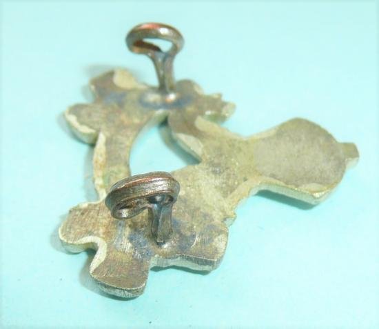 Indian Auxiliary Force (AFI) East Coast (Volunteer) Battalion Officers Frosted Silver Badge — image 4