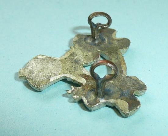 Indian Auxiliary Force (AFI) East Coast (Volunteer) Battalion Officers Frosted Silver Badge — image 5