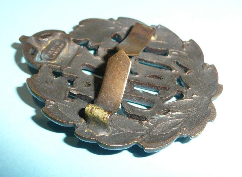 WW1 Royal Flying Corps (RFC) Officers OSB Bronze Cap Badge - Firmin Tablet - Blades — image 4