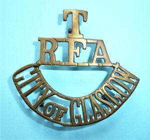 T / RFA / City of Glasgow Royal Field Artillery …
