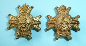 Notts & Derby Regiment (Sherwood Foresters) Matched Facing Pair of …