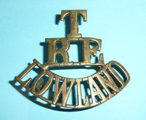 T / RE / Lowland (Scottish) One Piece Brass Shoulder …
