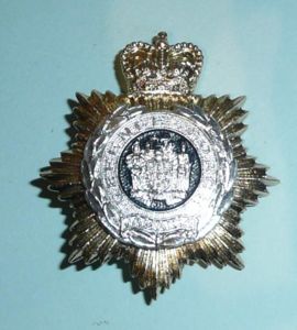 West Indies - Jamaica Defence Force Anodised AA Cap Badge, …