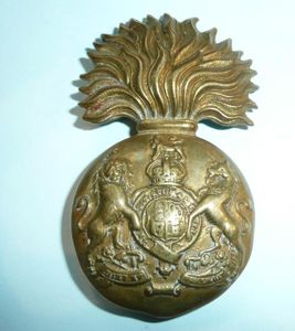 Royal Scots Fusiliers (RSF) Brass Other Ranks Glengarry Badge, Kings …