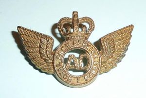 Air Despatch Royal Army Service Corps ( RASC) Gilt Brass …