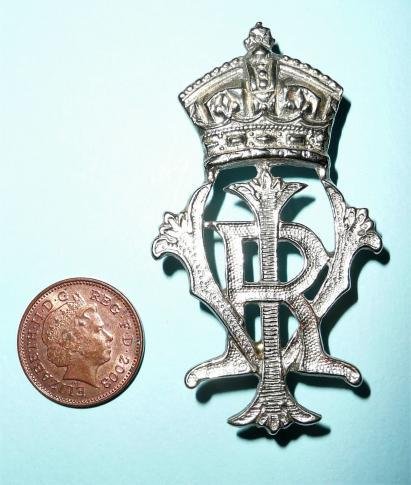 21st (Empress of India's) Lancers Cast White Metal NCOs Rank Arm Badge - Stippled Version — image 2