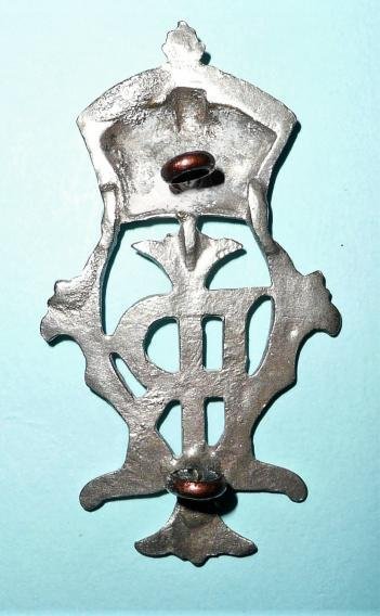 21st (Empress of India's) Lancers Cast White Metal NCOs Rank Arm Badge - Stippled Version — image 3